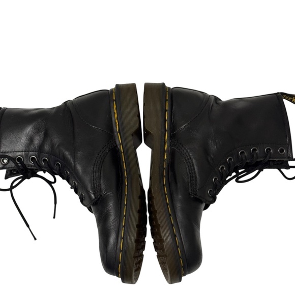 Dr. Martens 1460 Black Lace Up Softy Leather Combat Boot 8 - Picture 8 of 16